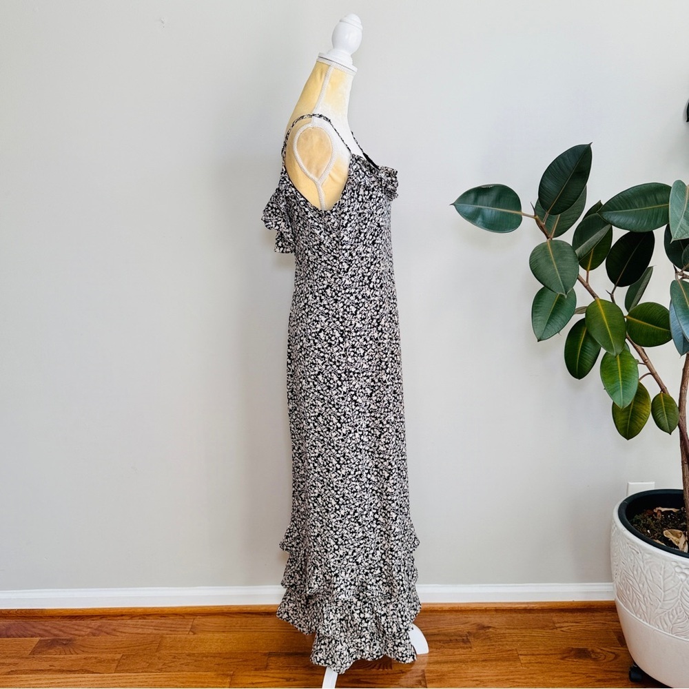 Urban Outfitters UO Angelica Ditzy Floral Ruffle Midi Dress - Picture 7 of 10